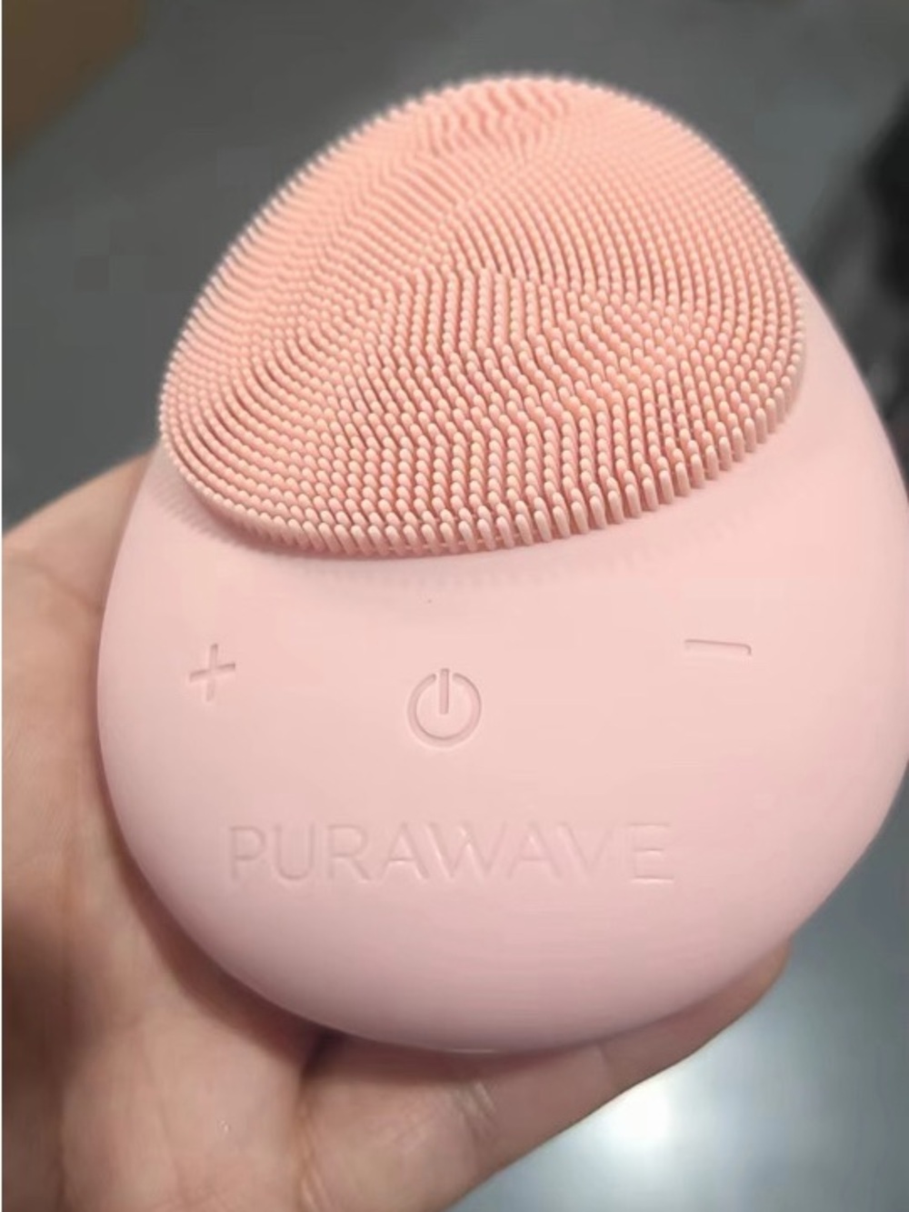Sonic Facial Cleansing Exfoliating Brush New Pink